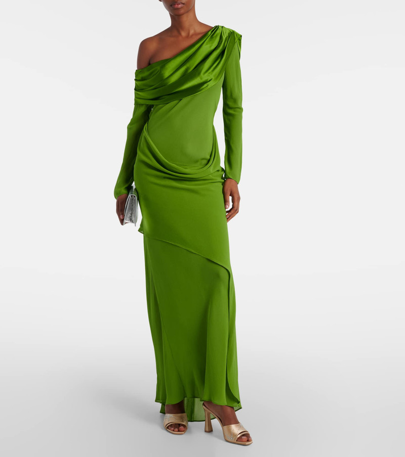 MALONE SOULIERS Roxanne 90 embellished satin mules outlook