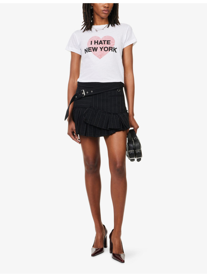 VAQUERA I Hate New York Short-Sleeves Cotton-Jersey T-Shirt outlook