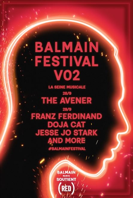 (Balmain) RED - Balmain Festival V02 poster - 1