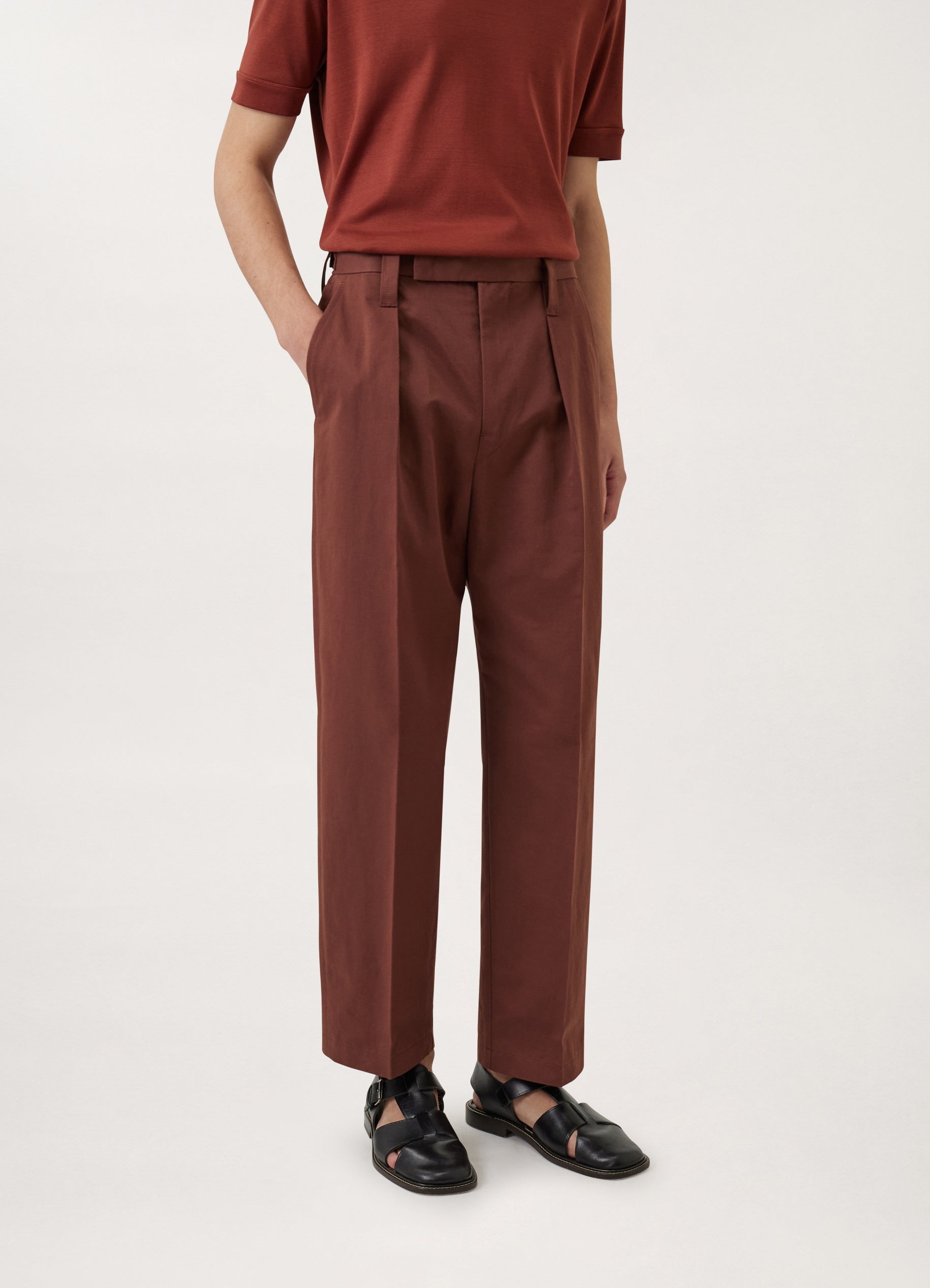 ONE PLEAT PANTS
COTTON LINEN - 6