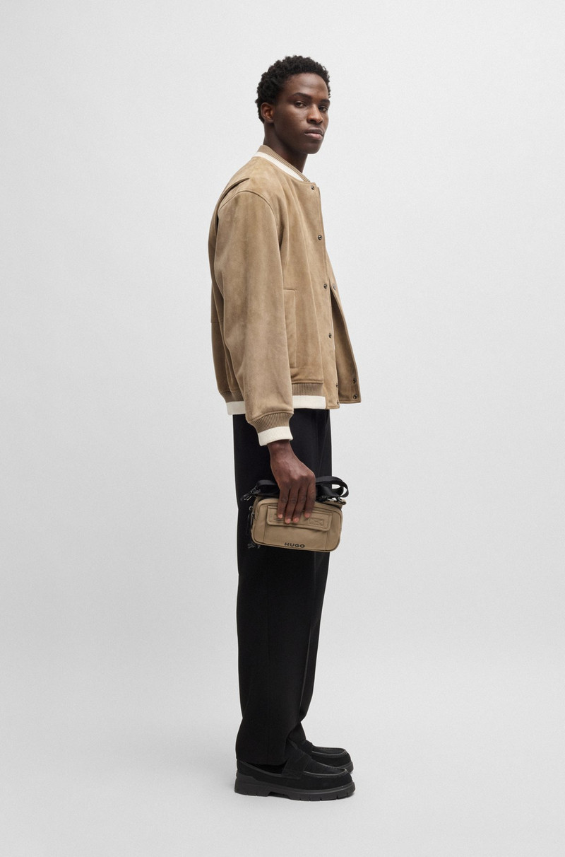 HUGO MULTI-POCKET CROSSBODY BAG WITH CONTRAST BRANDING outlook
