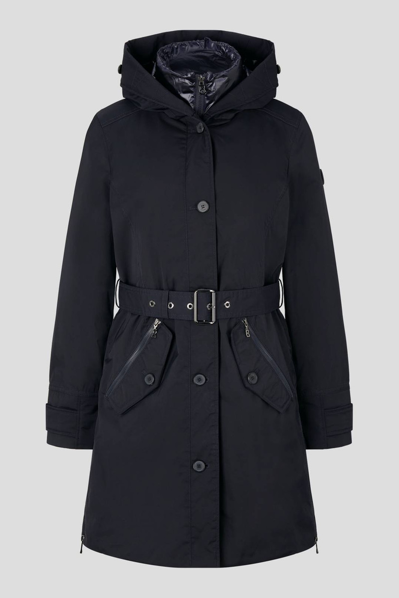 KAJA COAT IN NAVY BLUE 1
