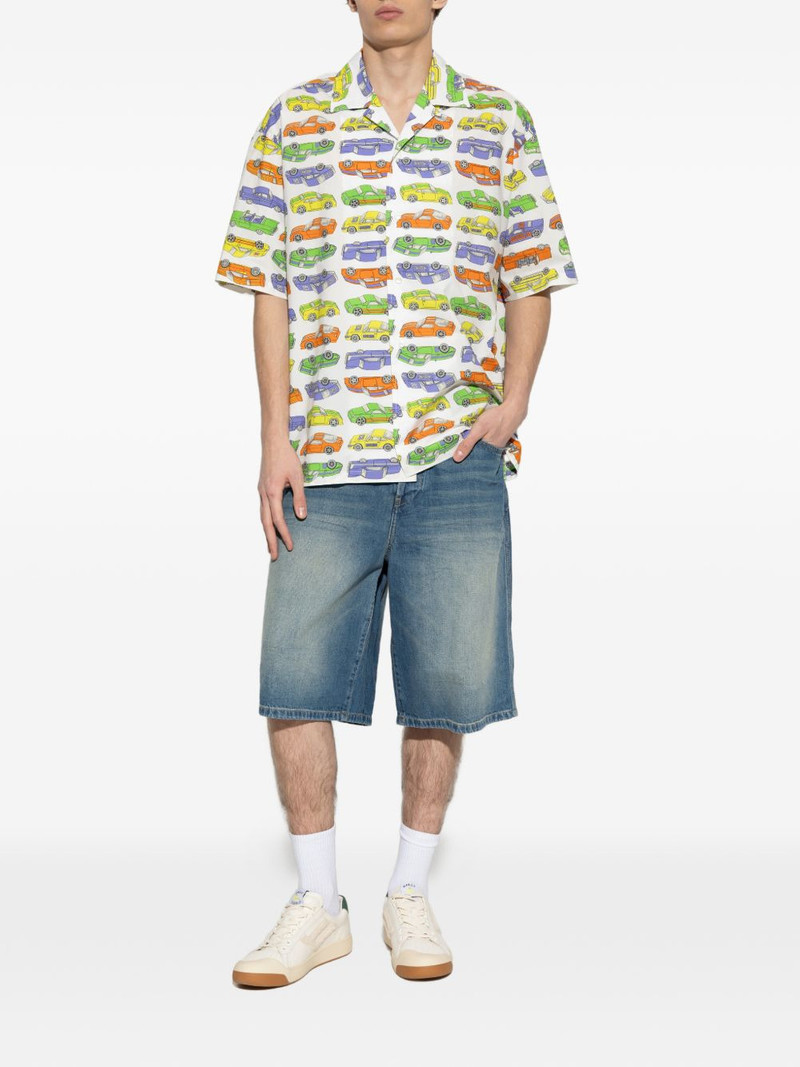 Moschino car-print shirt outlook