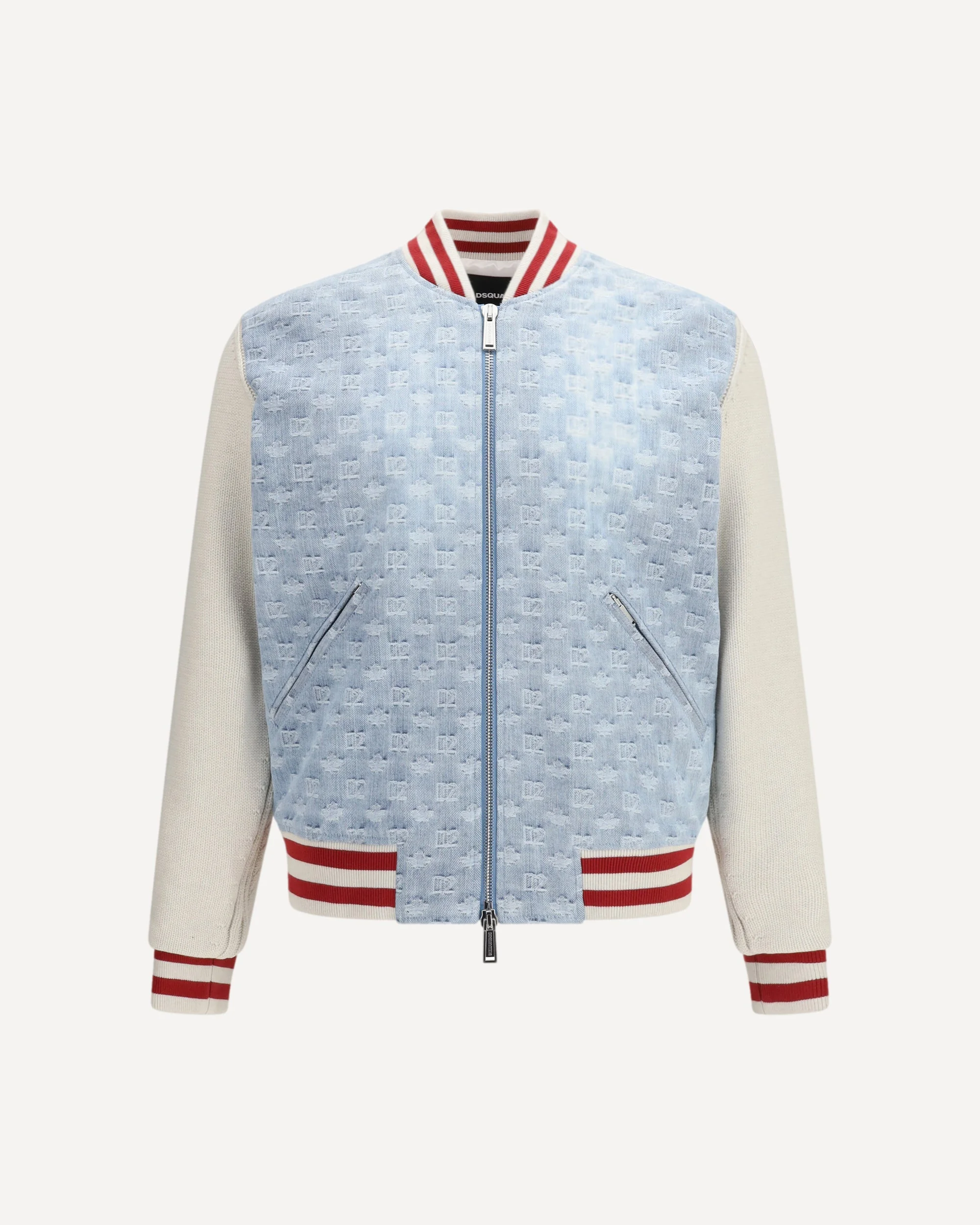 Zip-up Jacket with monogram - 1