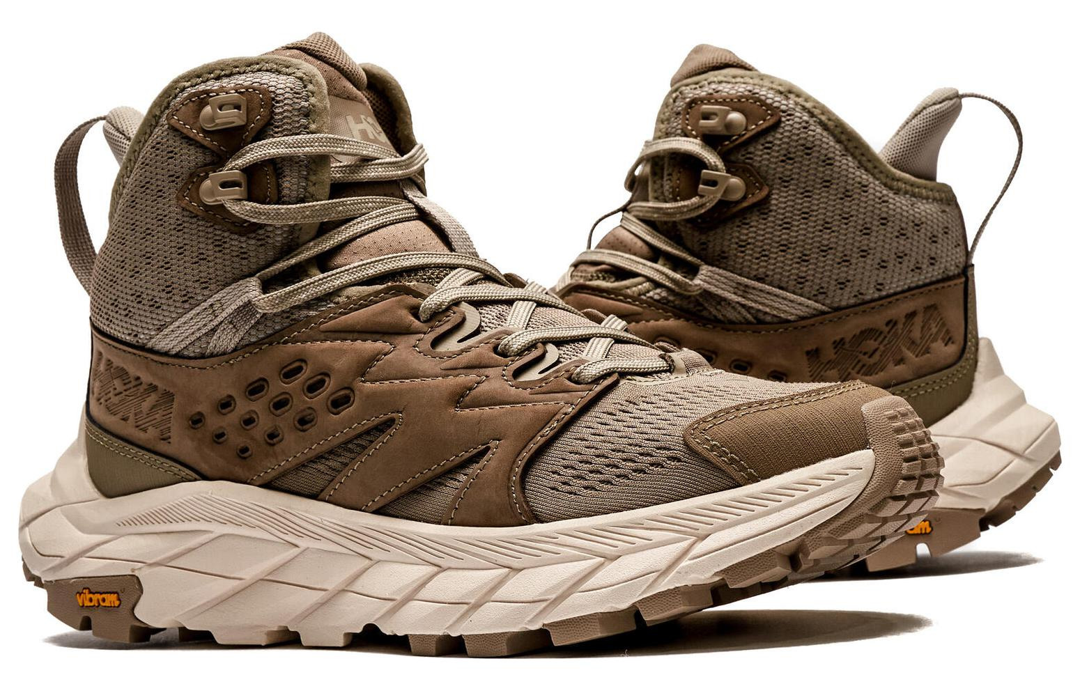 (WMNS) HOKA ONE ONE Anacapa Breeze Mid 'Dune Eggnog' 1134506-DEGG - 5