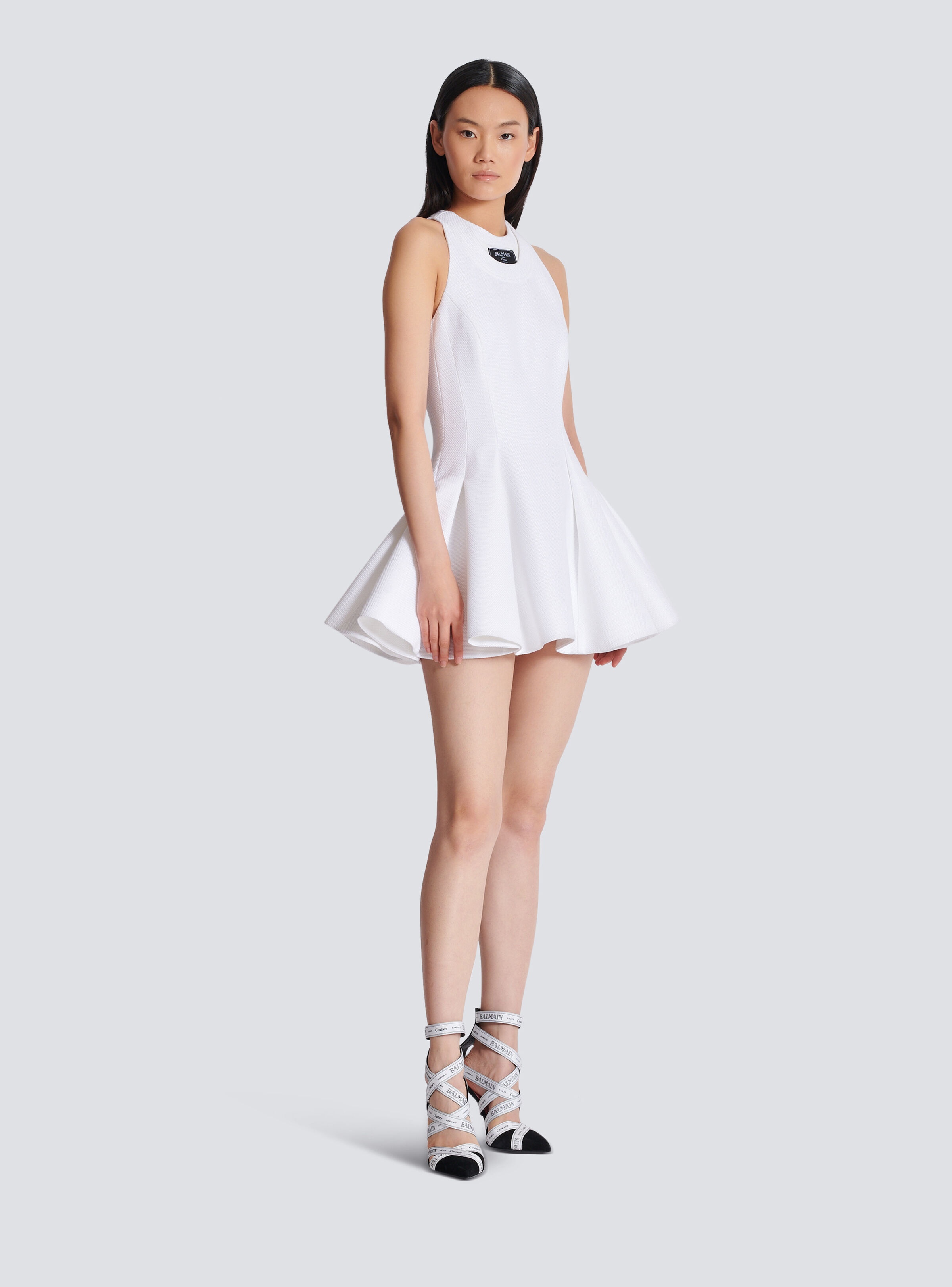 Flared pleated dress - 3