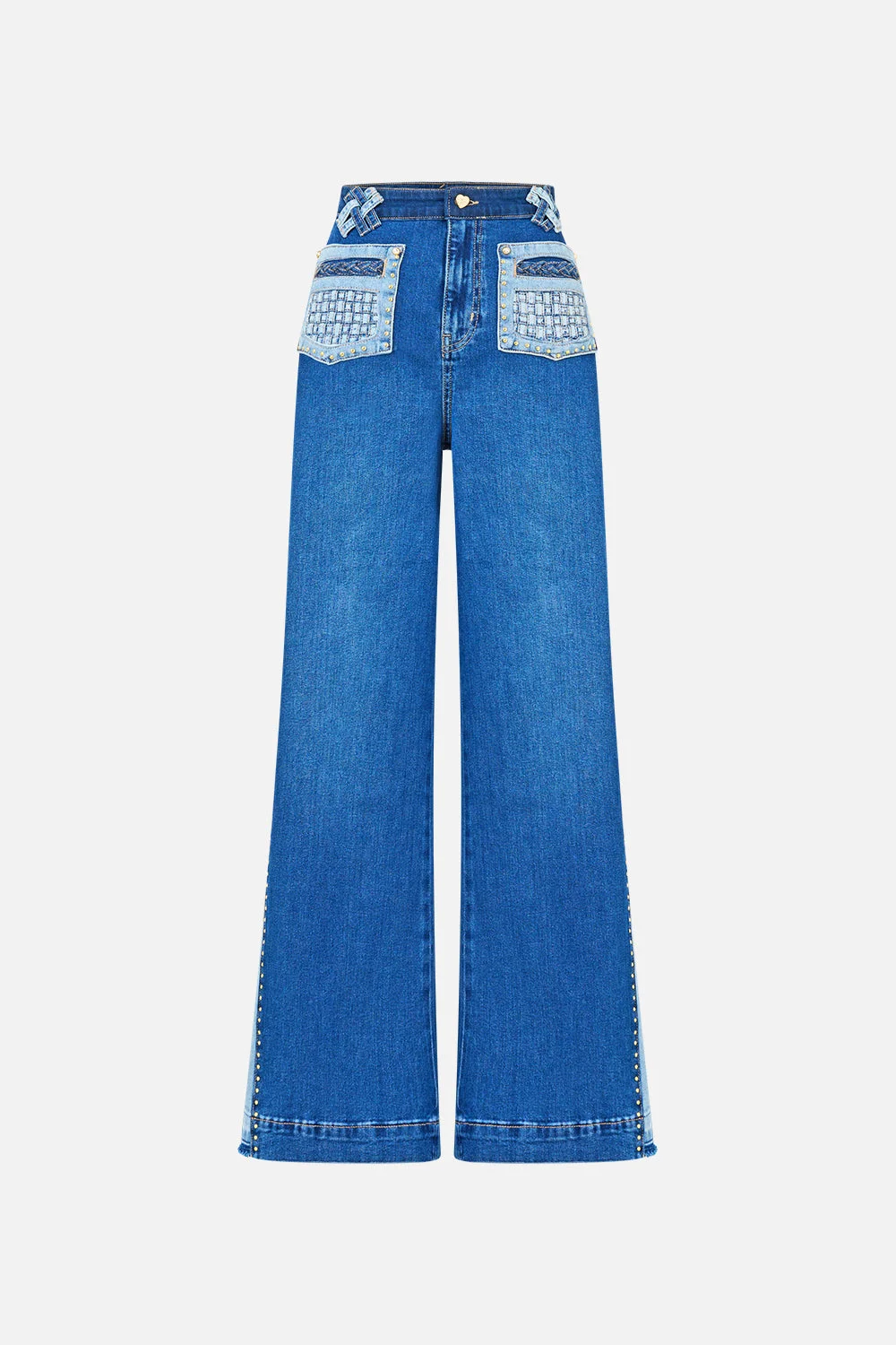 JENNA HIGH WAISTED FLARE DENIM - 1