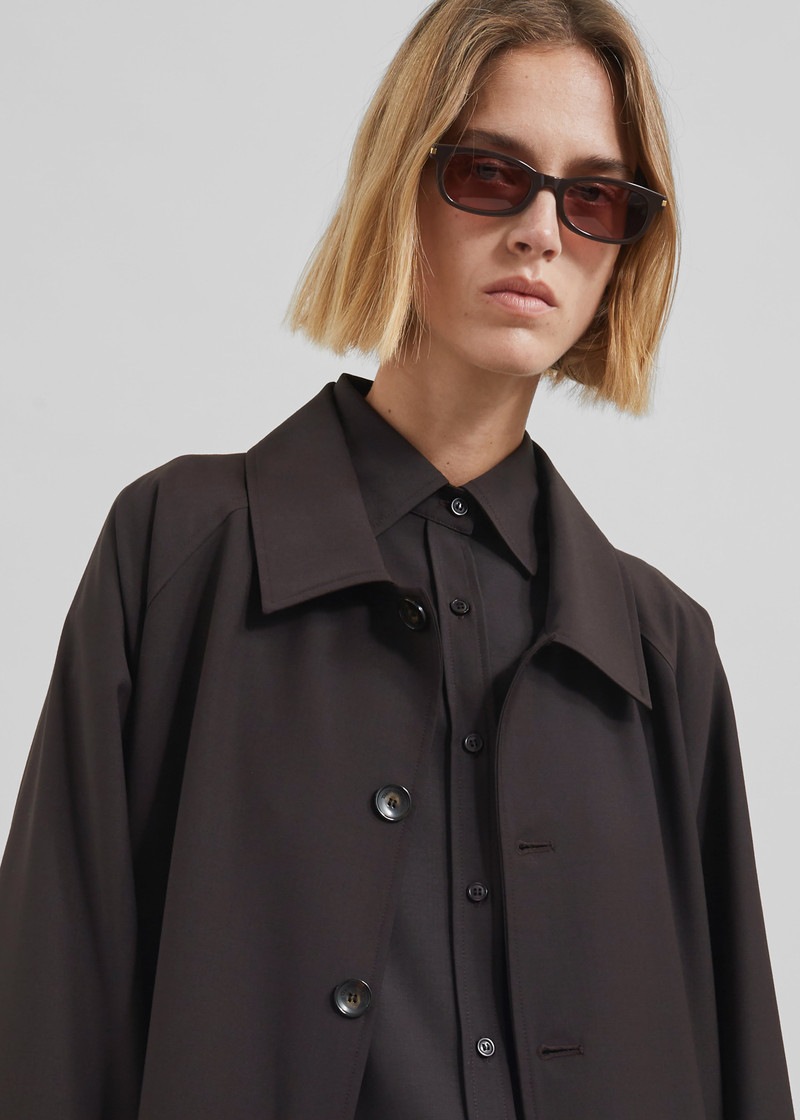 Shay Trench Coat - Brown 7