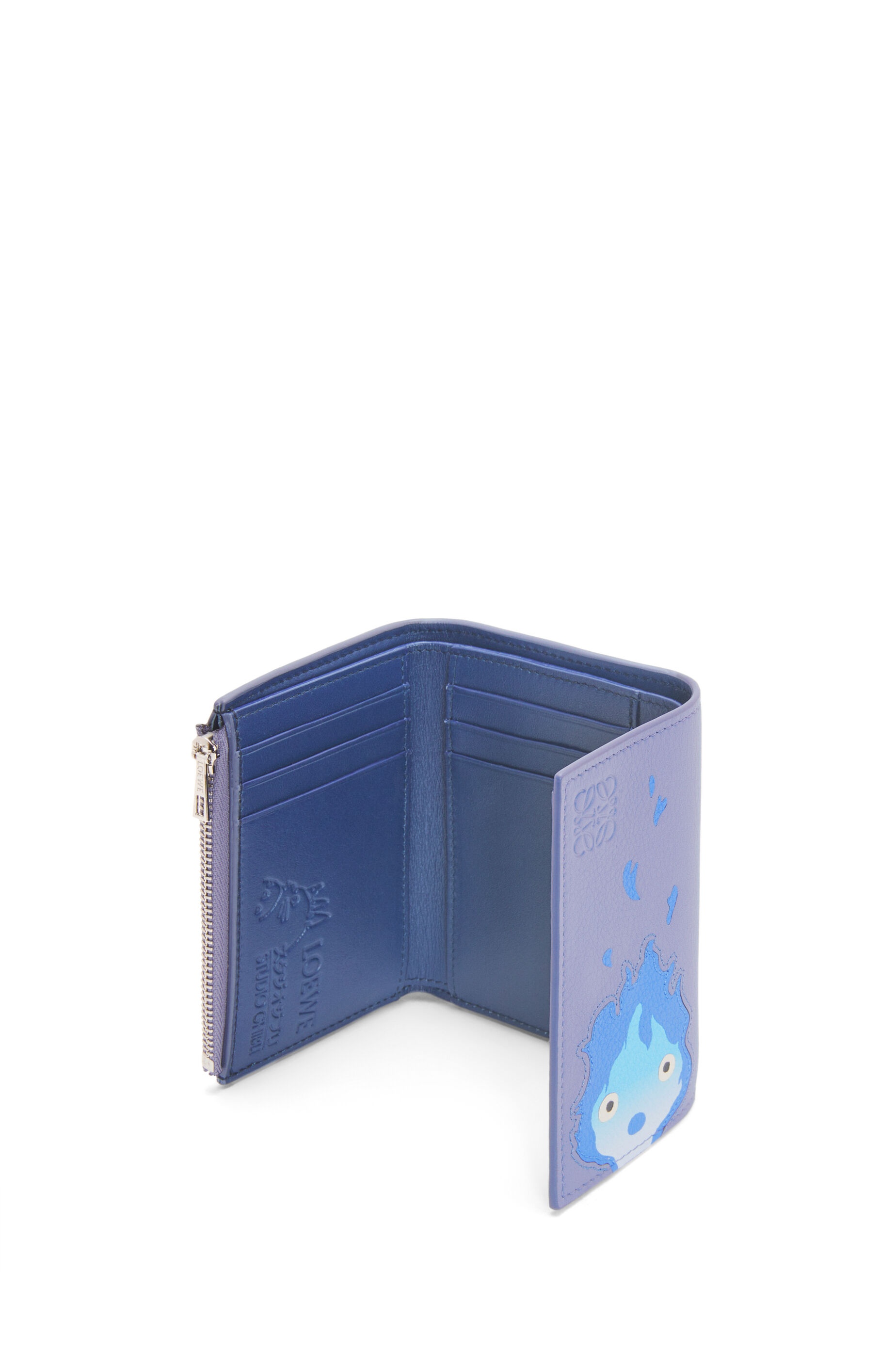 Calcifer small vertical wallet in classic calfskin - 3