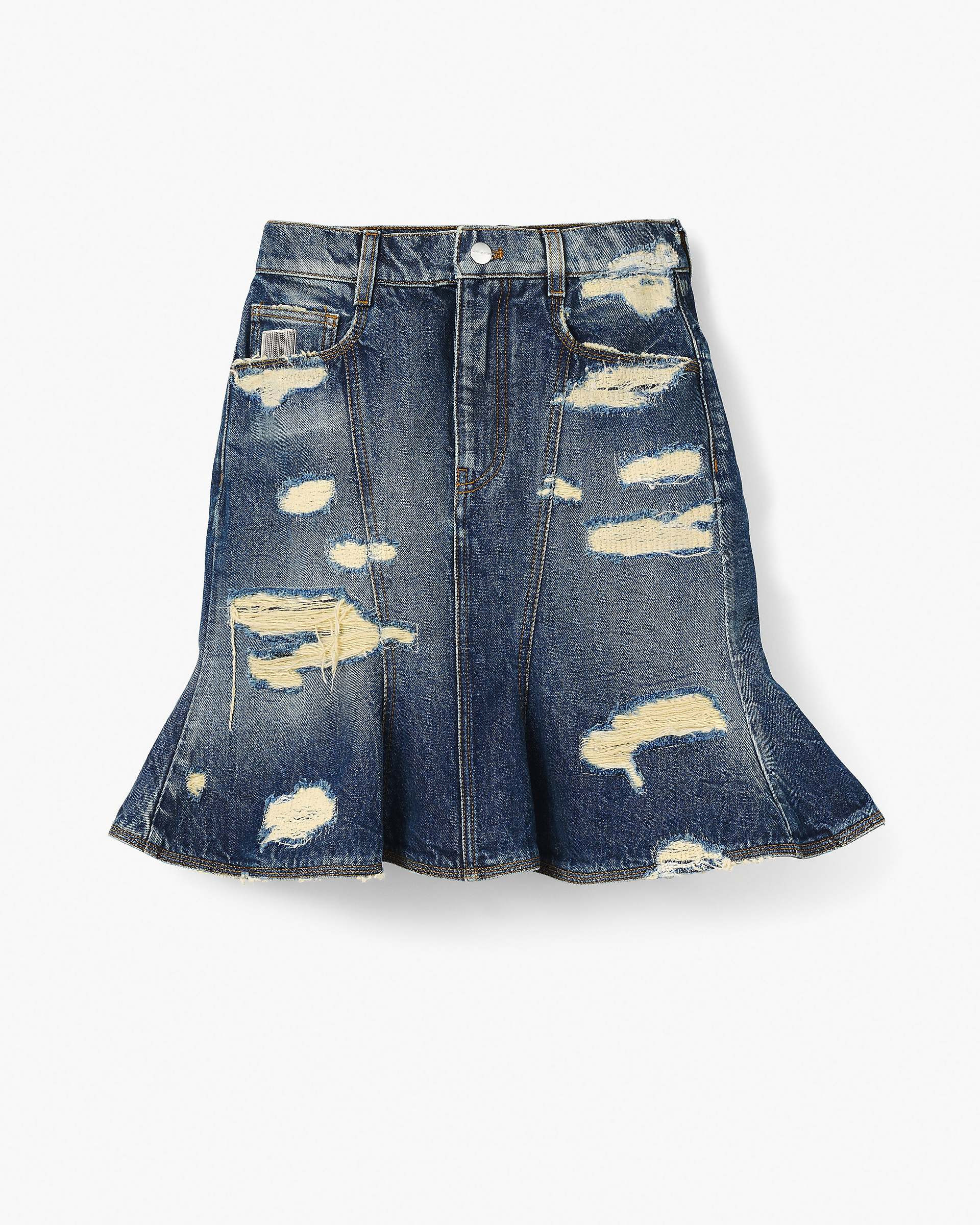 THE RIP AND REPAIR FLUTED MINI SKIRT - 2