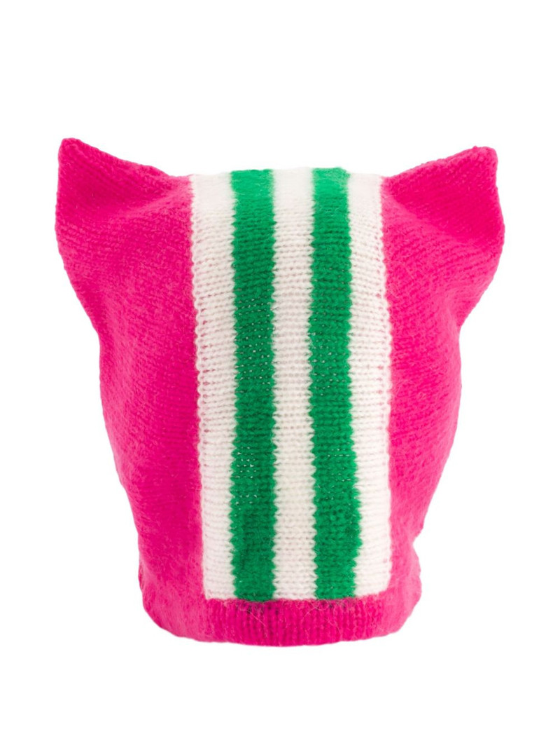 CHARLES JEFFREY LOVERBOY ears-detailed stripped hat outlook