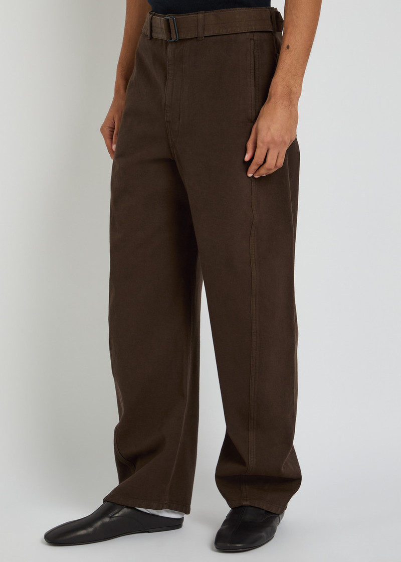 Lemaire Lemaire Twisted Belted Denim Trousers outlook