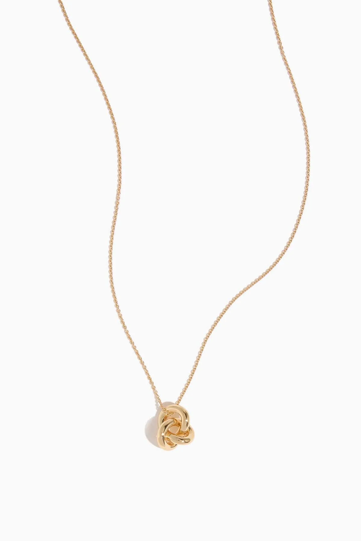 Knot Necklace in Gold - 1