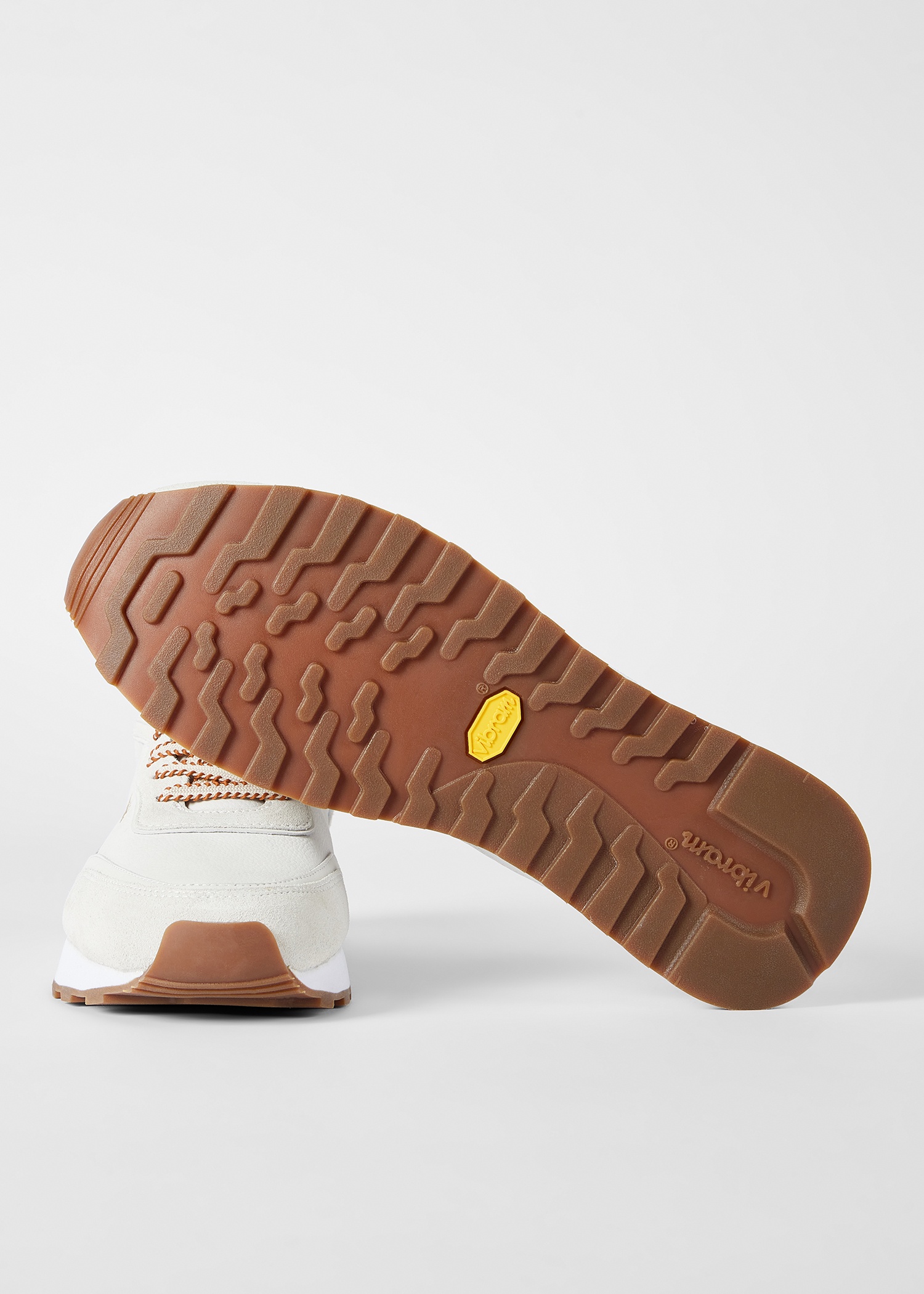 White Leather 'Aston' Trainers - 2