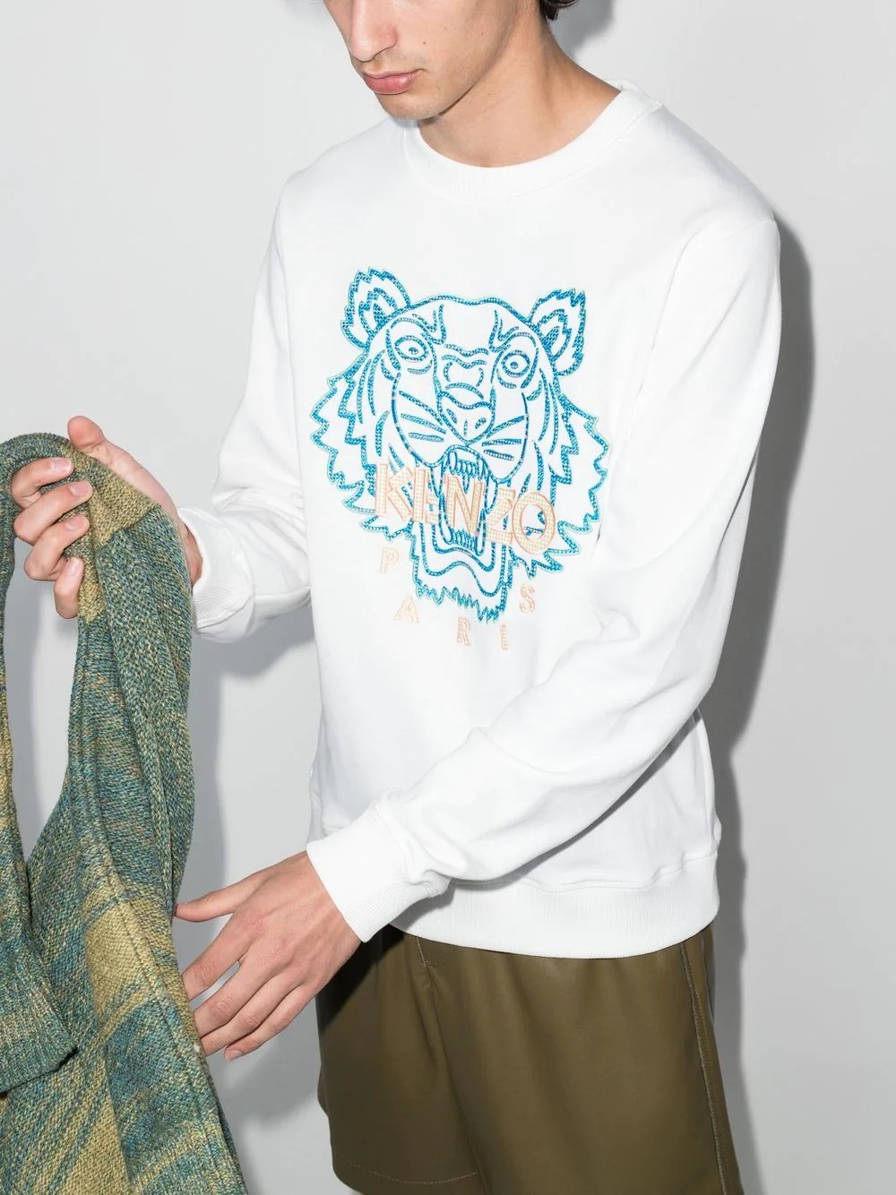 Tiger-embroidered sweatshirt - 2