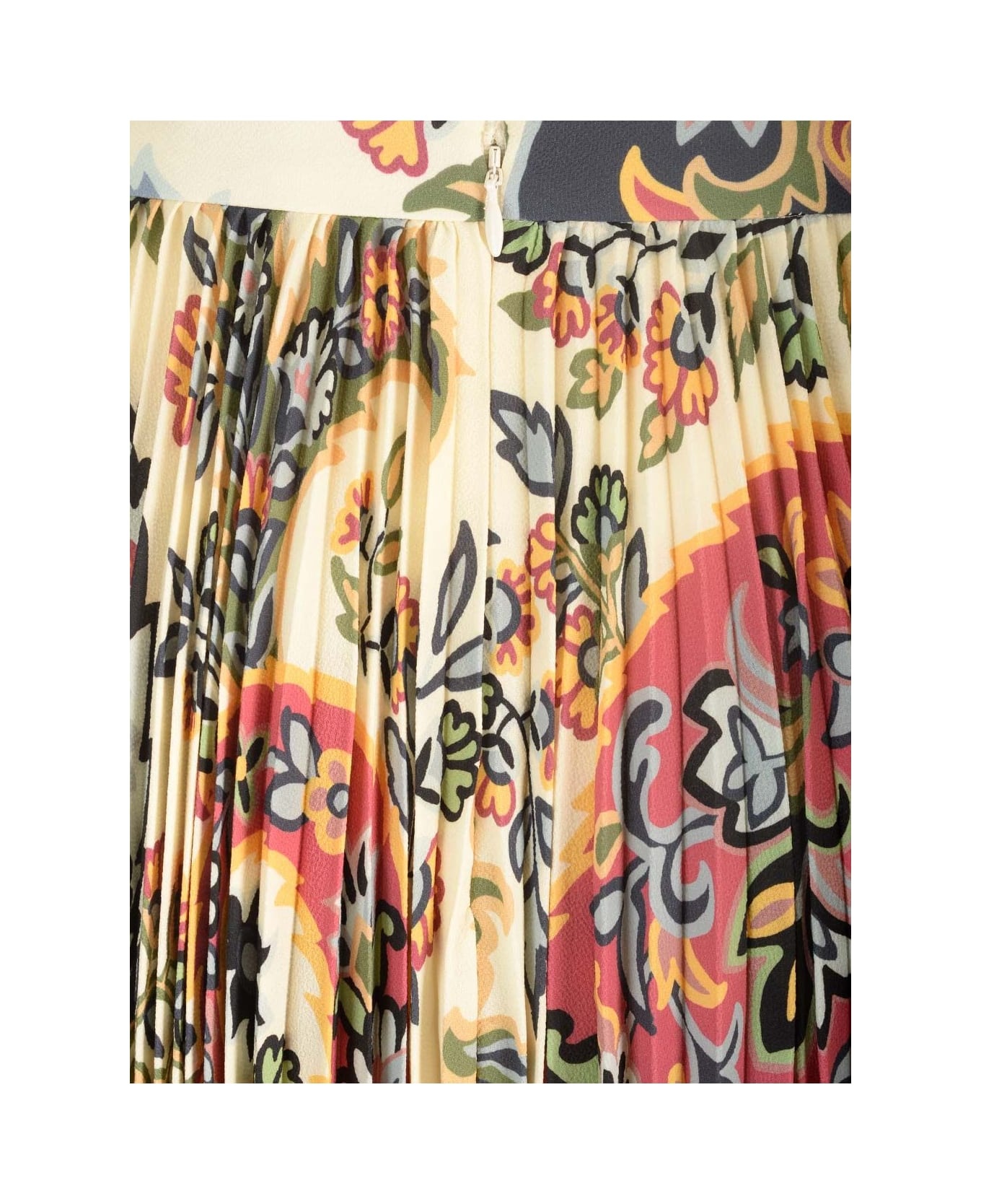 Pleated Midi Skirt - 5
