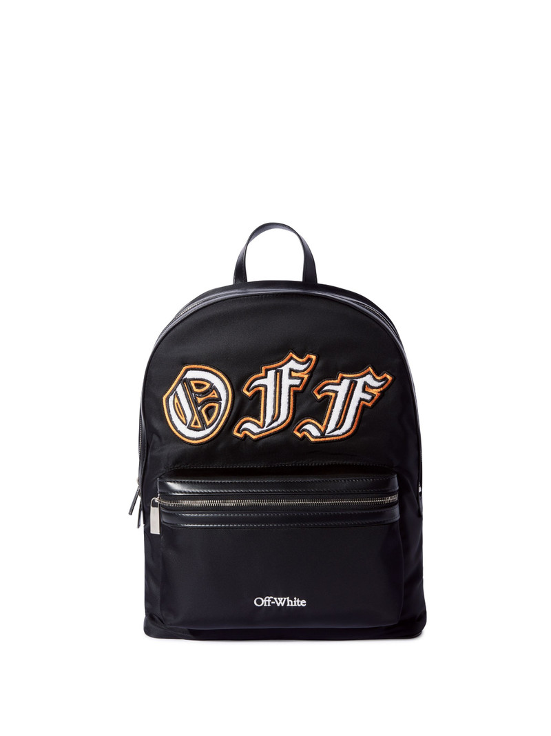 Black Nylon Backpack 1