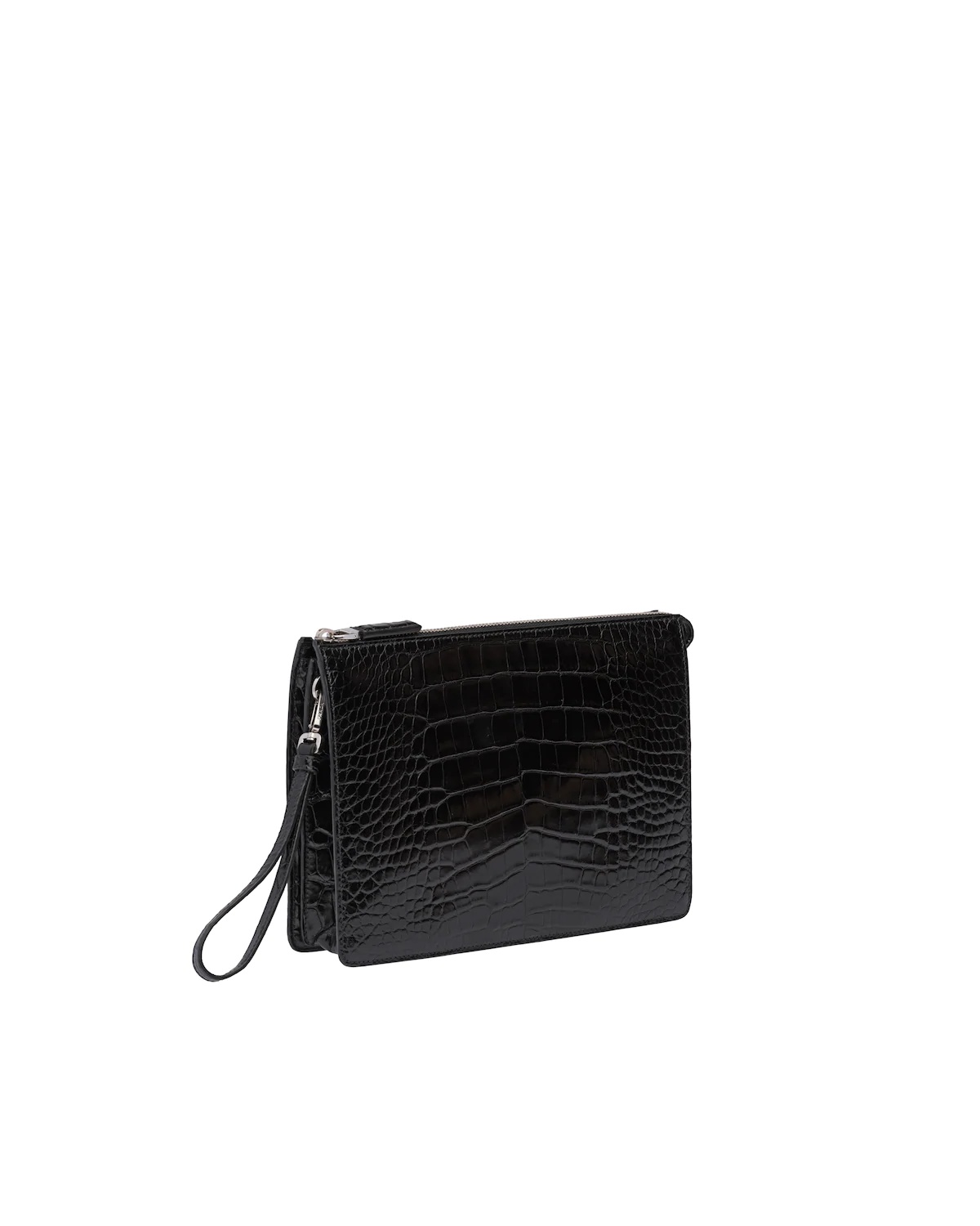 Crocodile Leather Clutch - 3