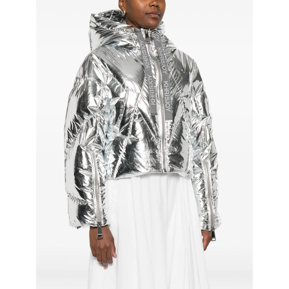 Khrisjoy Grey Jackets - Puffer Jackets Women - 3