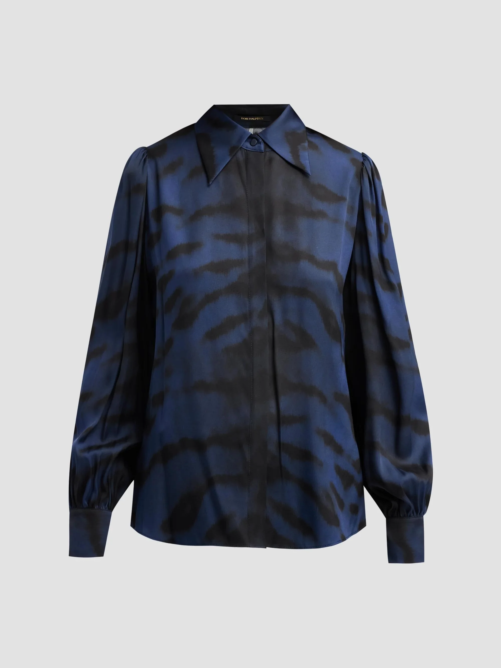 Women's Davis Printed Silk Blouse - Eclipse Multi - 1