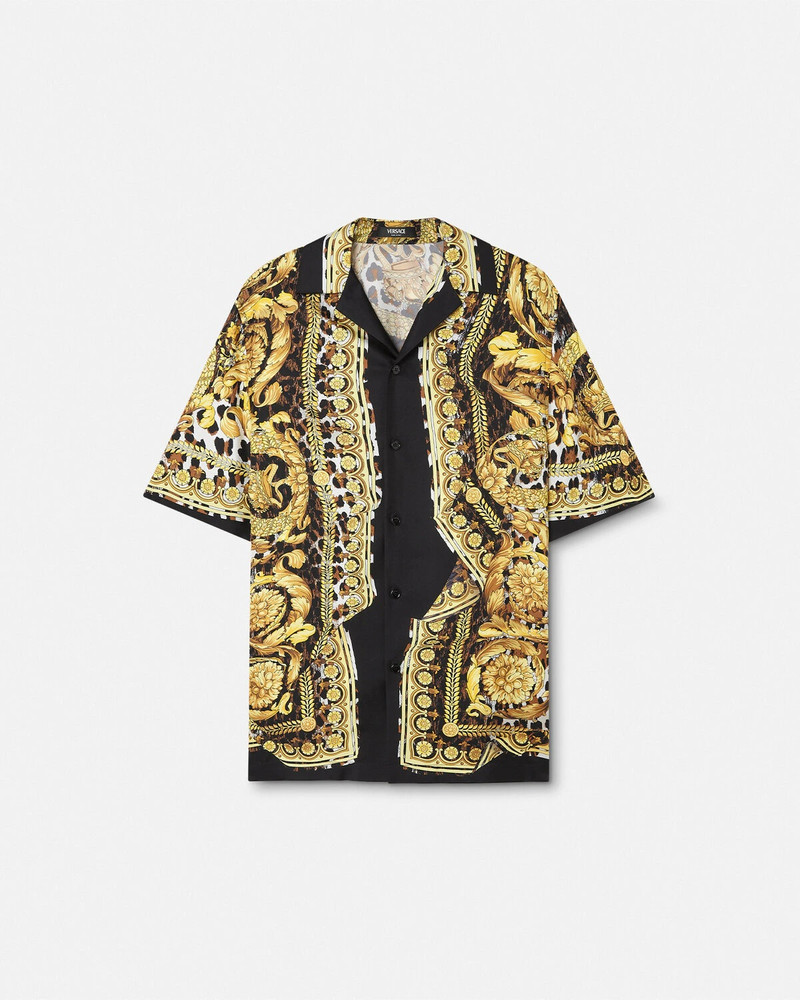 Wild Barocco Illusion Silk Shirt 1