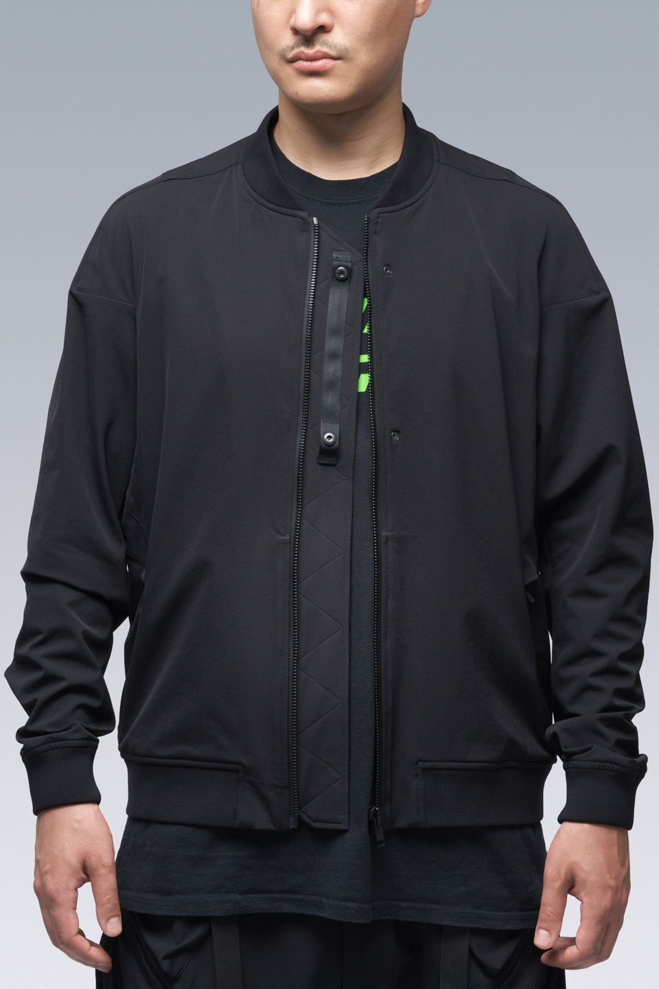 J90-DS schoeller® Dryskin™ Bomber Jacket Black - 30