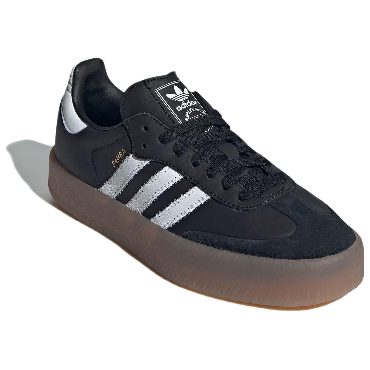 (WMNS) adidas Sambae 'Black White Gold' JI1350 - 3