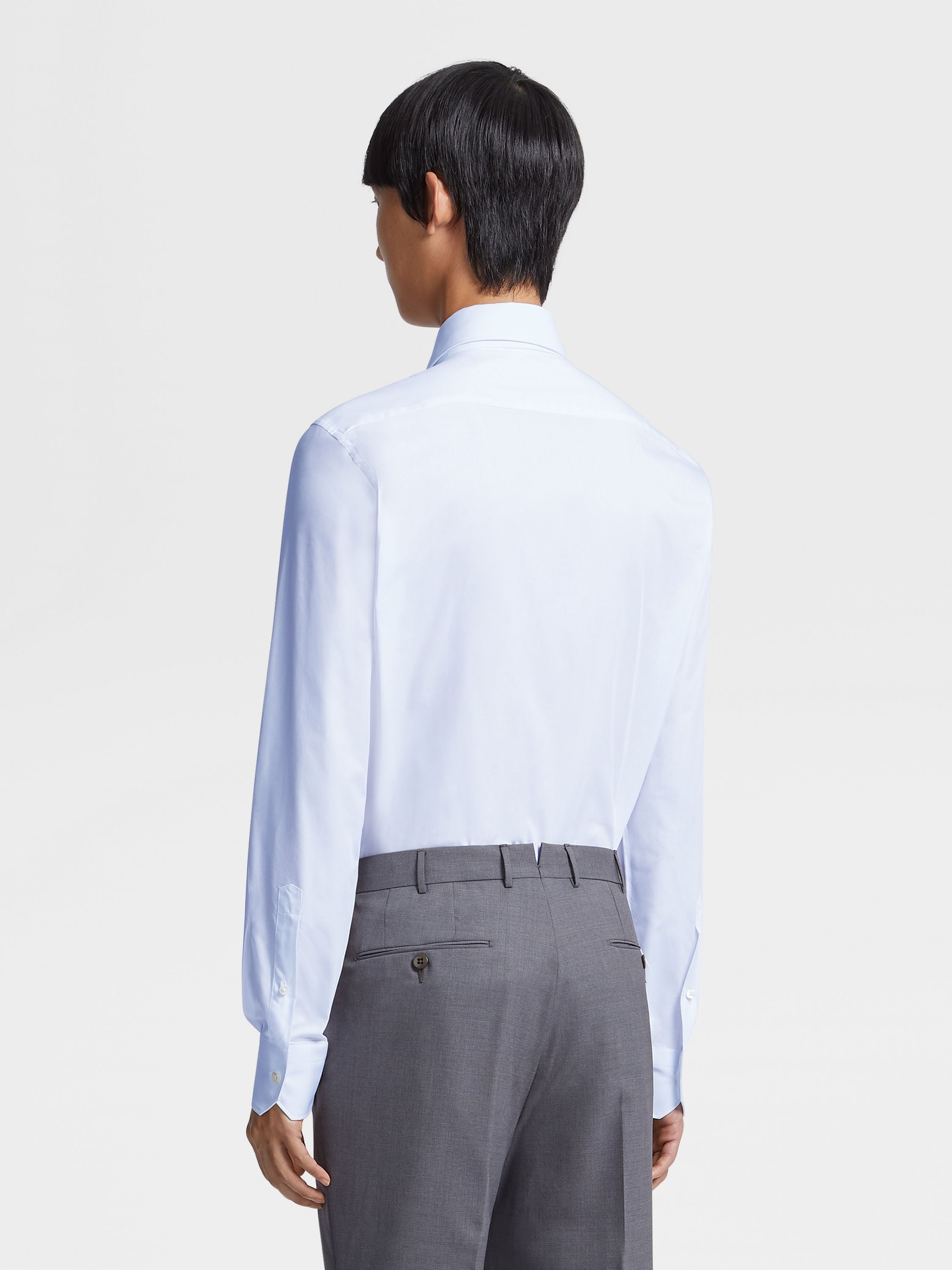 WHITE TROFEO™ COTTON SHIRT - 4