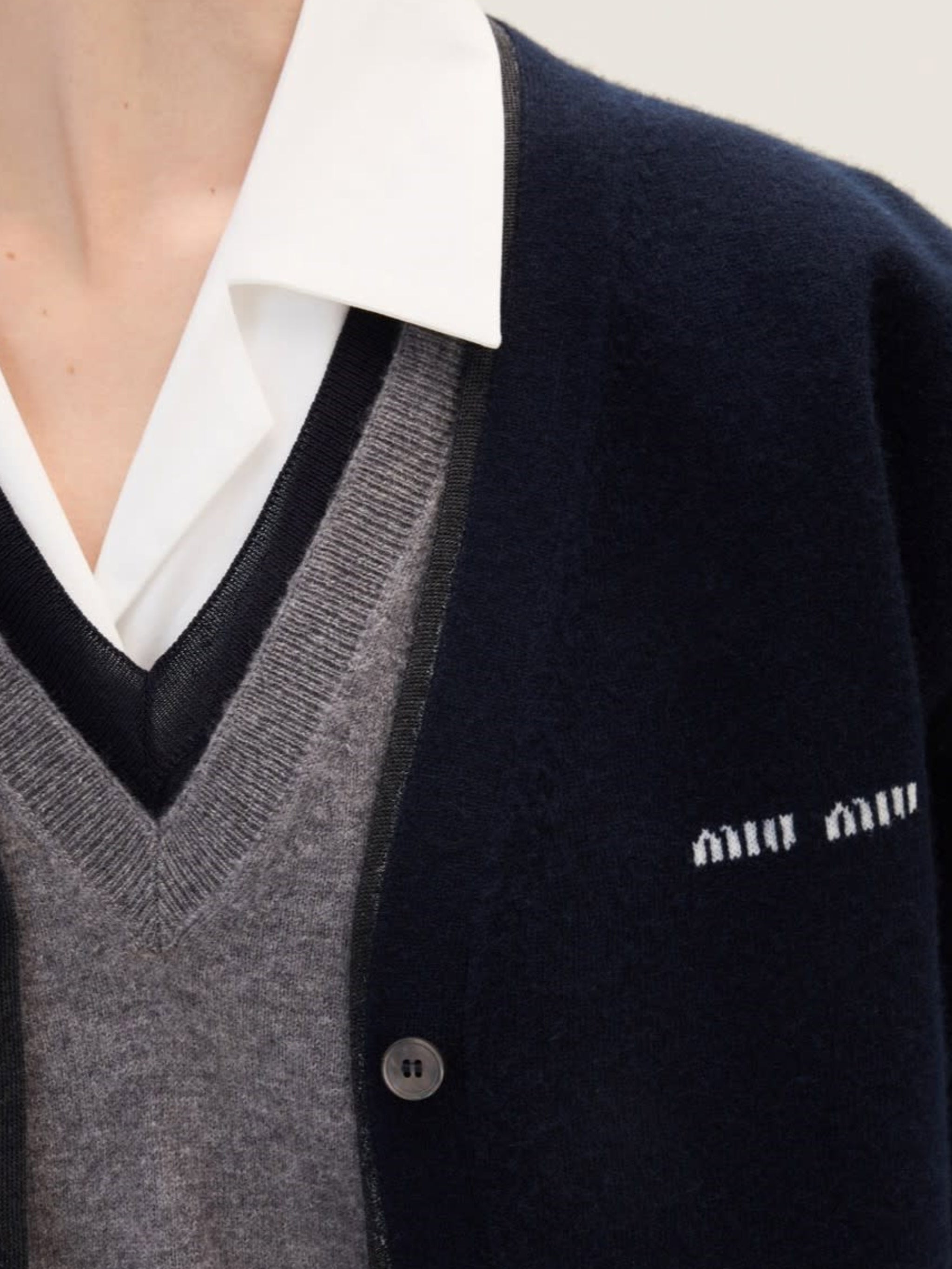 MIU MIU - Women Silk Cashmere Cardigan - 4