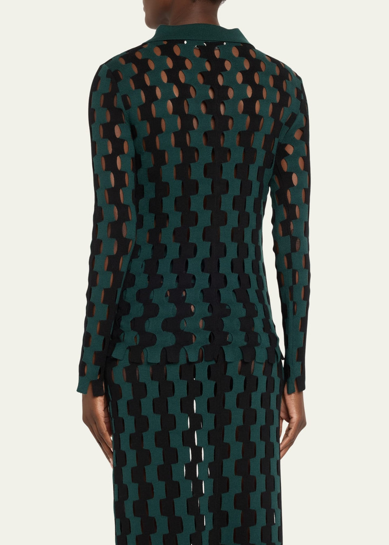 Annika Abstract Wool Jacket 3