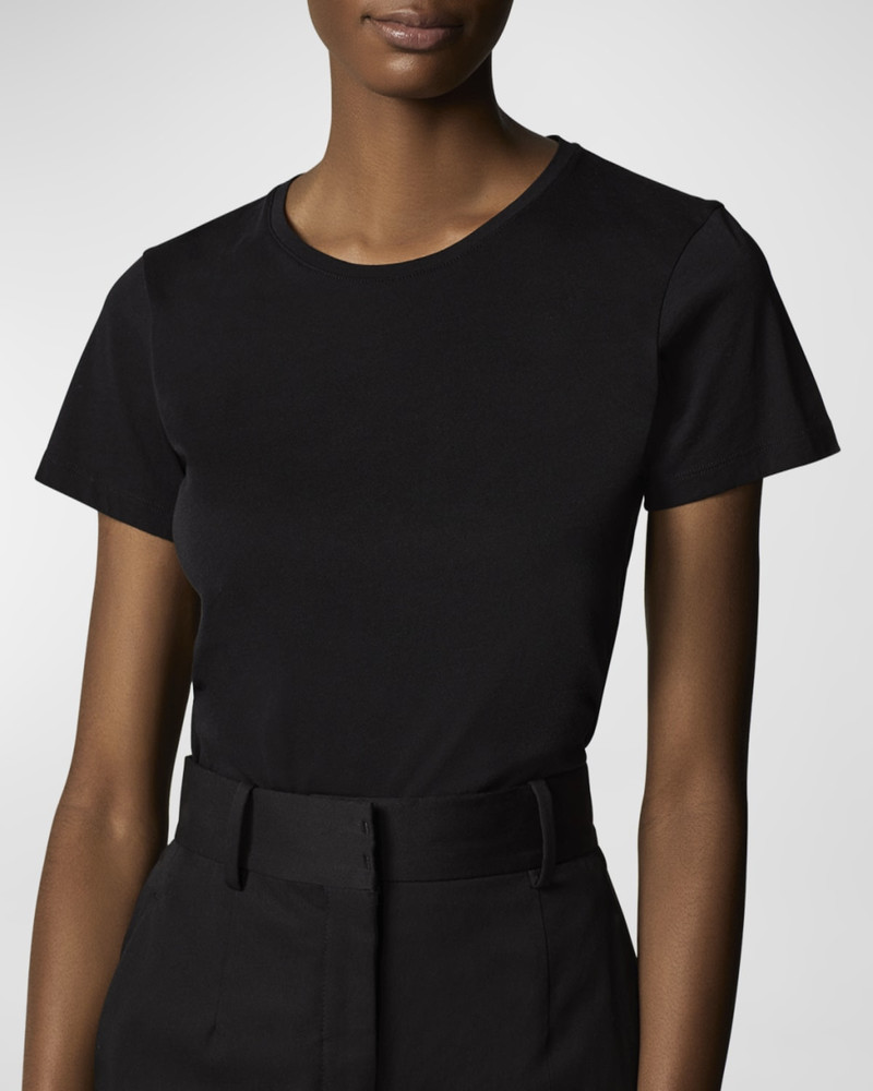 Crew-Neck Cotton Tee 4