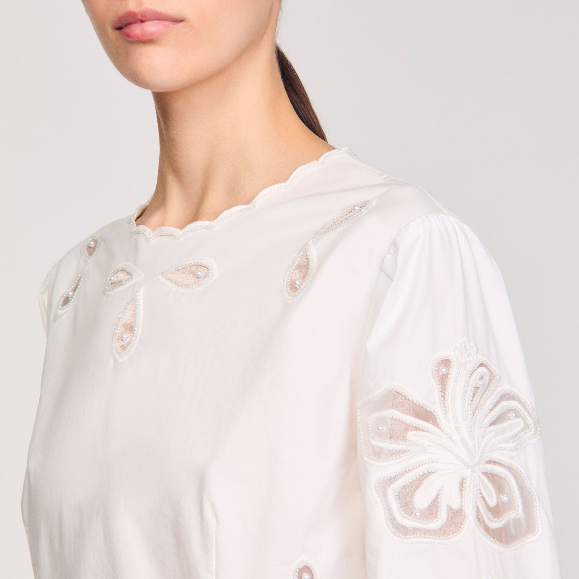 POPLIN CROP TOP - 3