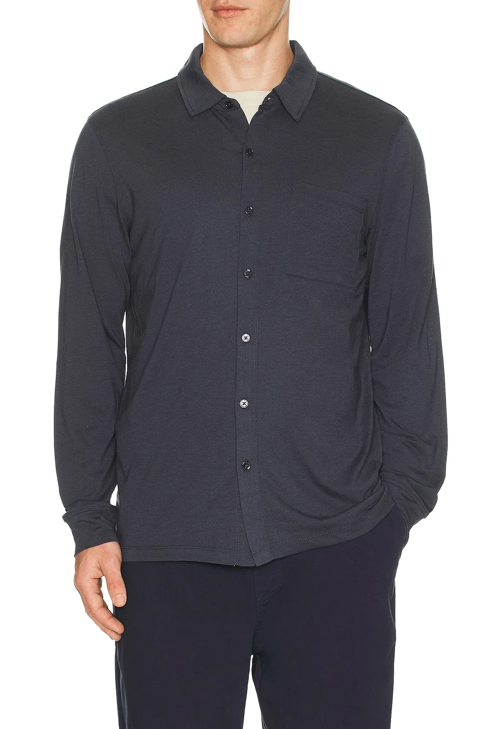 Triblend Button Down Shirt - 1