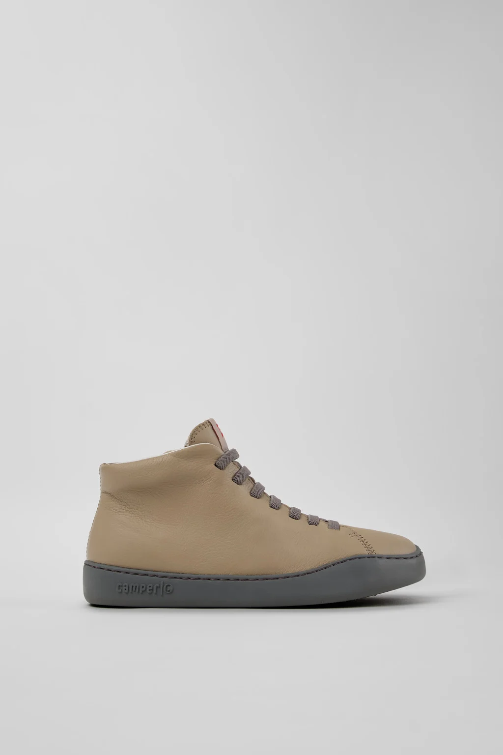 Peu Touring Beige Leather Sneakers for Women. - 1