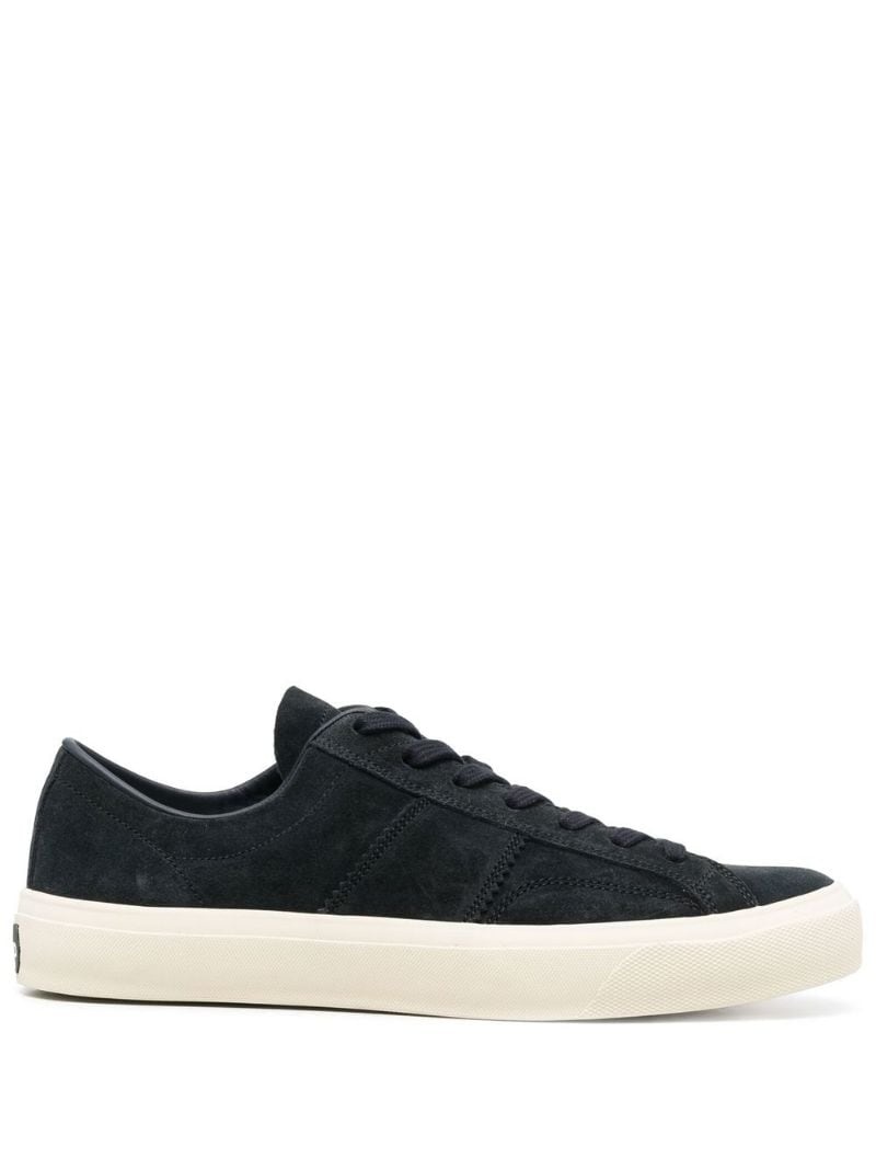 lace-up low-top sneakers - 1