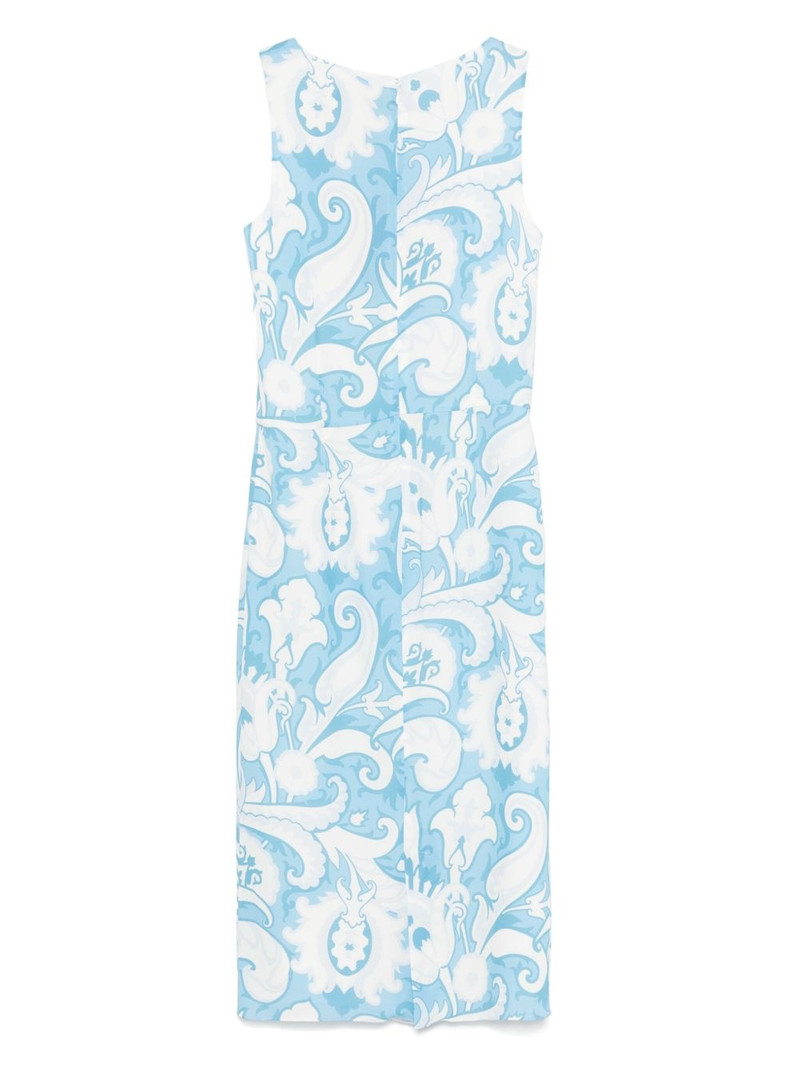 Etro paisley-print midi dress outlook