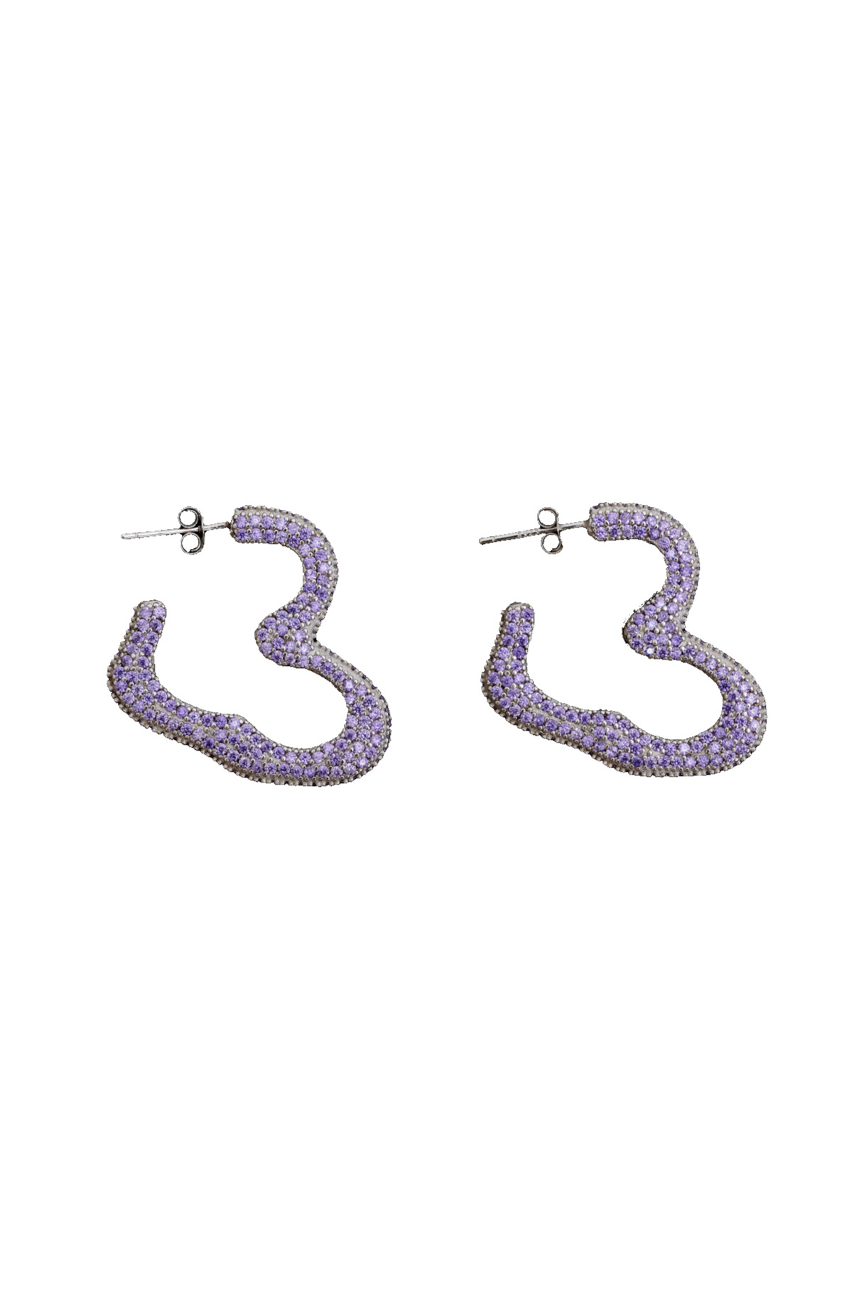 LILAC SUPER HEART HOOP - 1