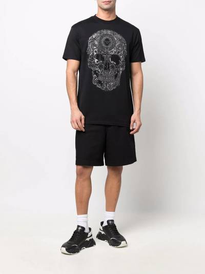 PHILIPP PLEIN baroque skull-print T-shirt outlook