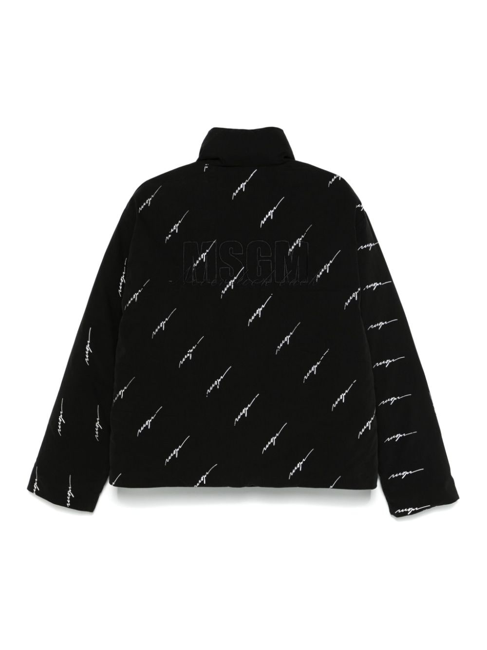 logo-print jacket - 2
