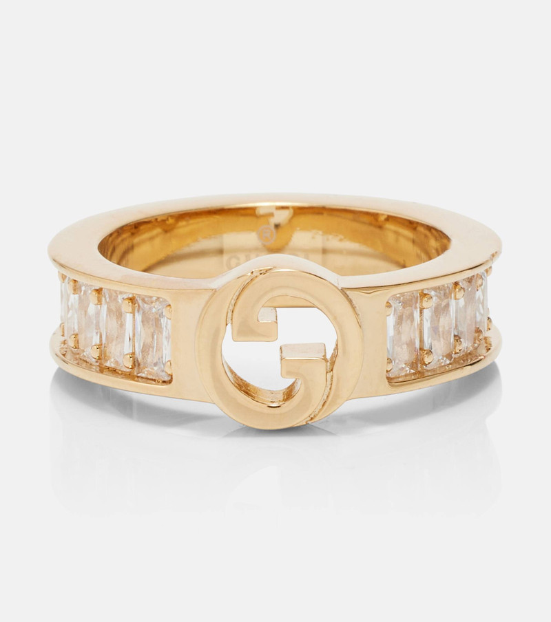 Gucci Blondie embellished ring 1