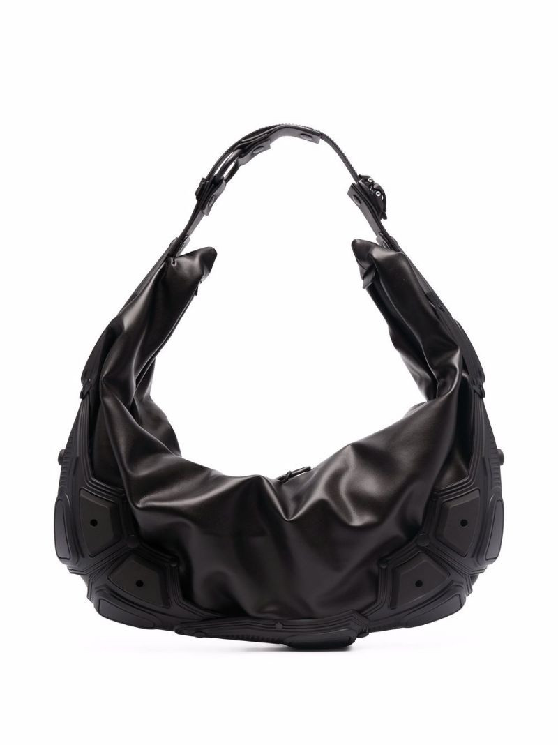 Innerraum ruched zipped shoulder bag outlook