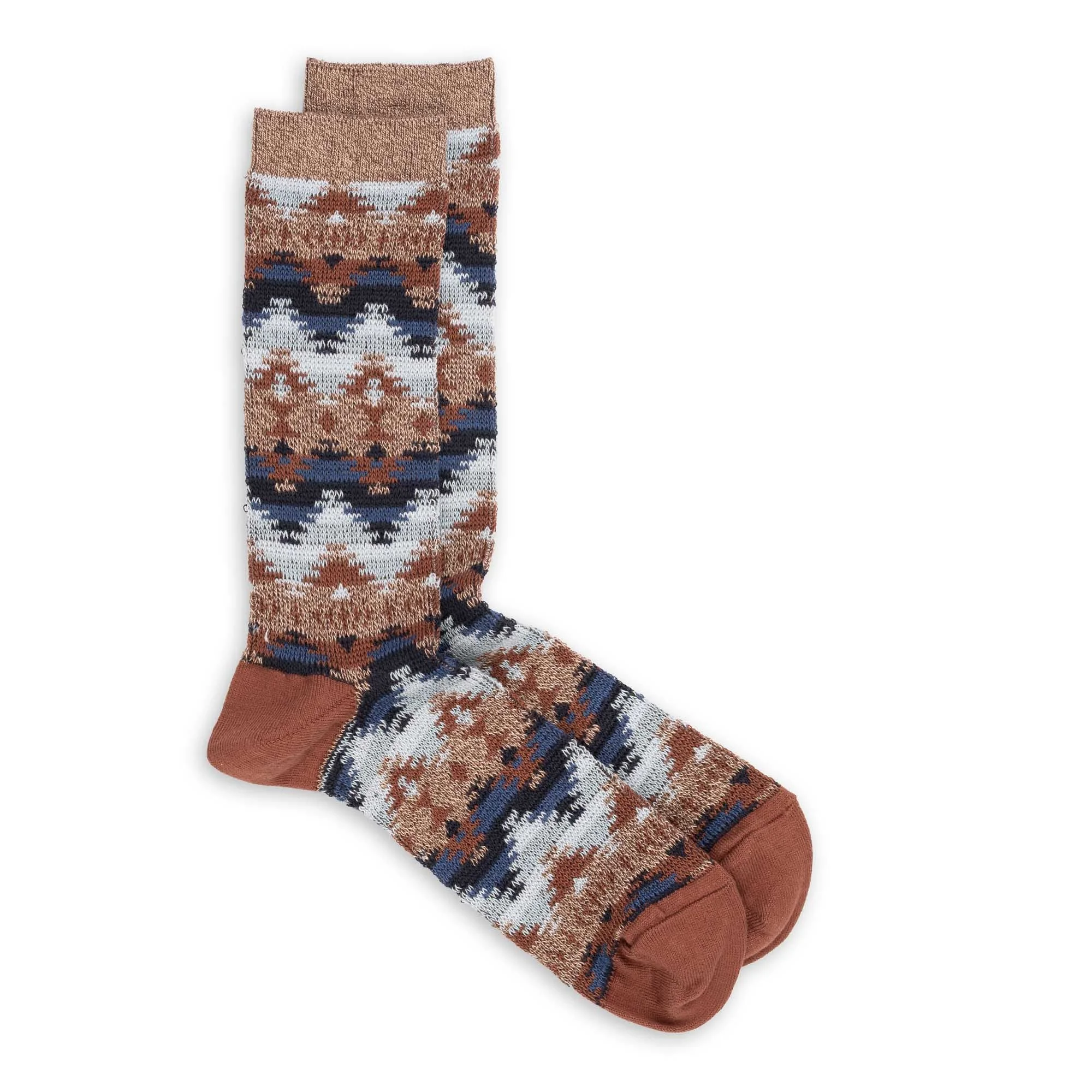 Anonymous Ism Wigwam JQ Crew Socks Brown - 1