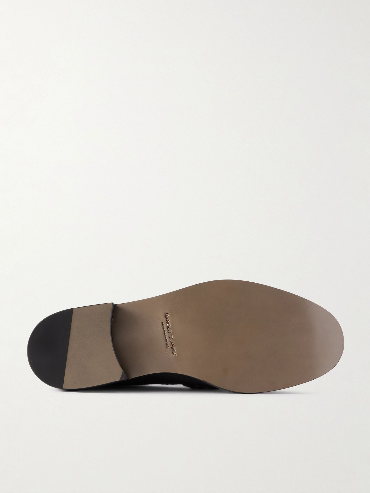 Perry Full-Grain Leather Penny Loafers Dark brown - 3