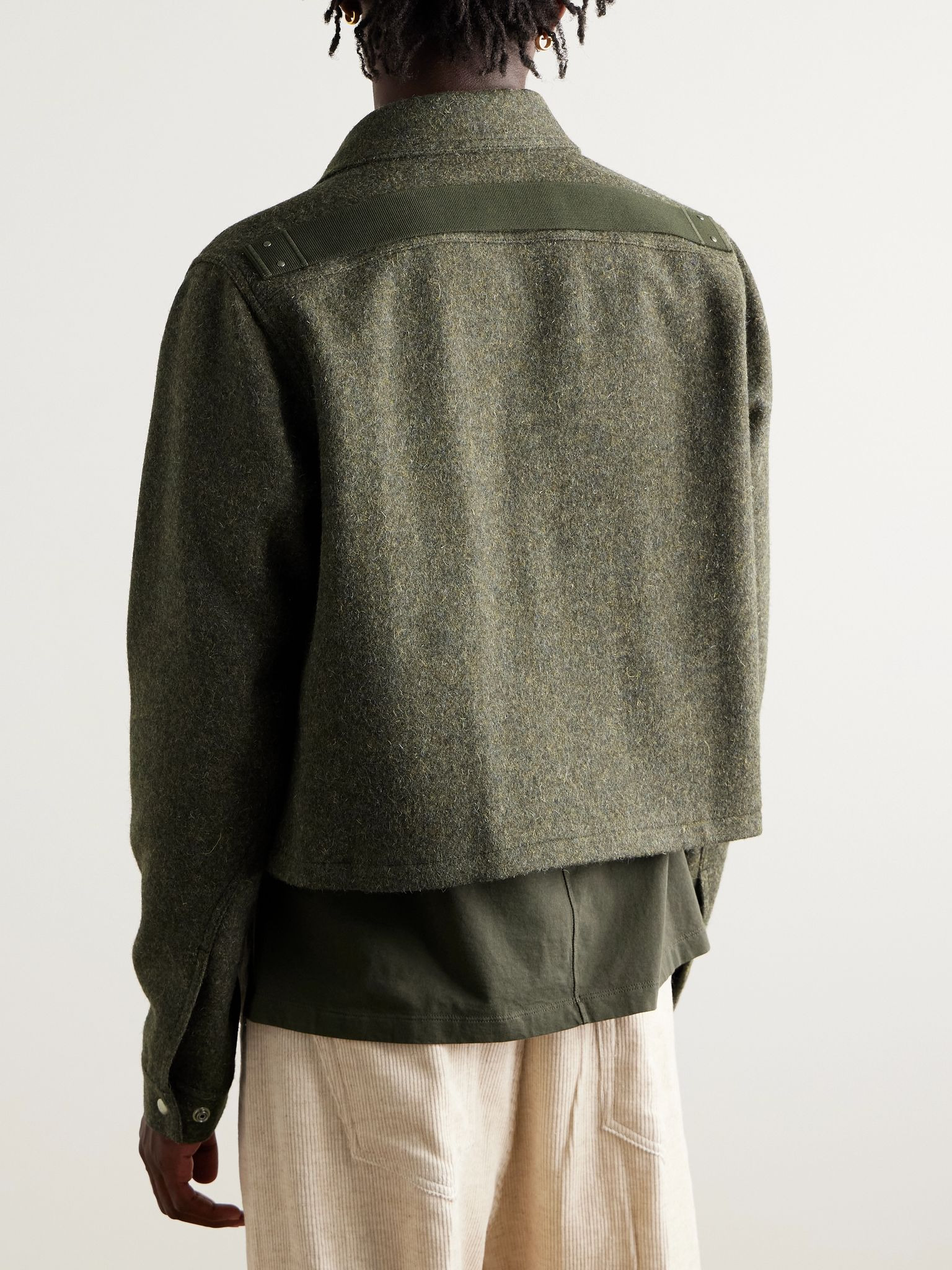 Alice Brad Wool Jacket Green - 3