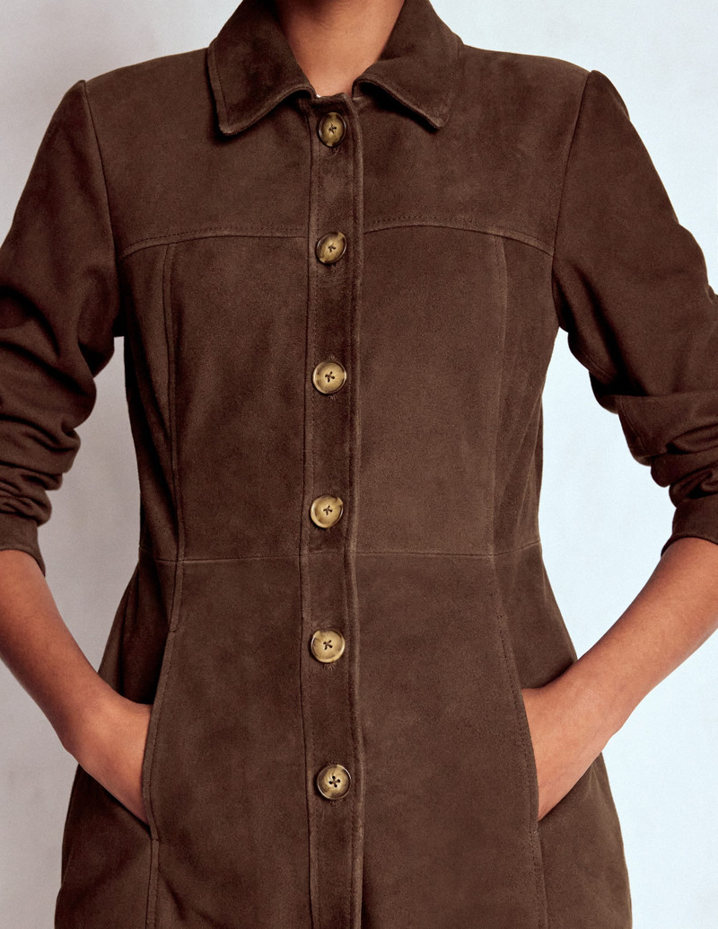 Suede Jacket-Dark Chocolate 3