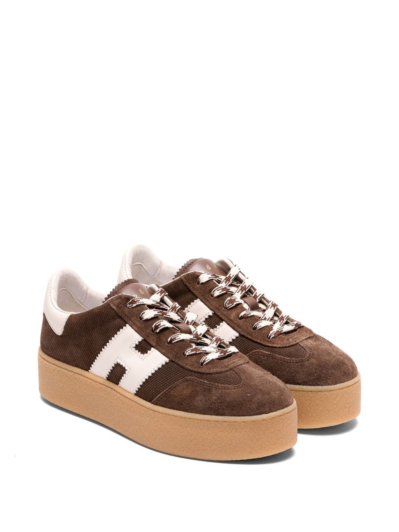 HOGAN logo-detail platform sneakers outlook