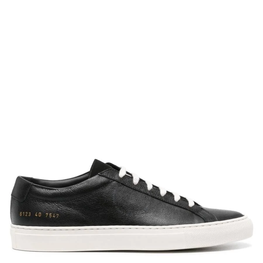 Common Projects Black Nubuck Achilles Sneakers - 1