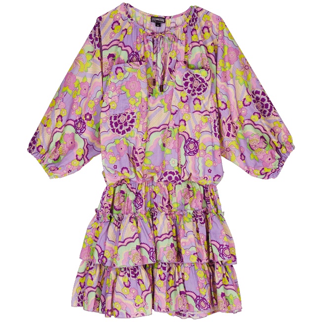 Women Dress Rainbow Flowers - 1