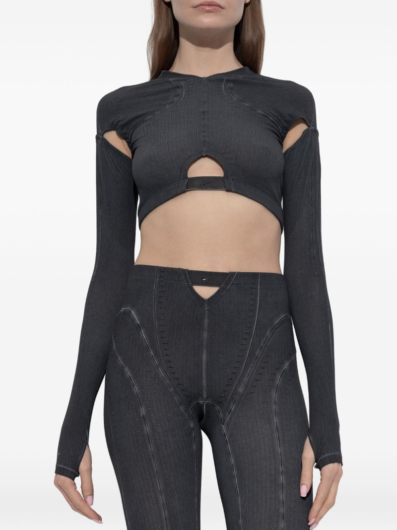 x KNWLS cut-out long-sleeve top 3