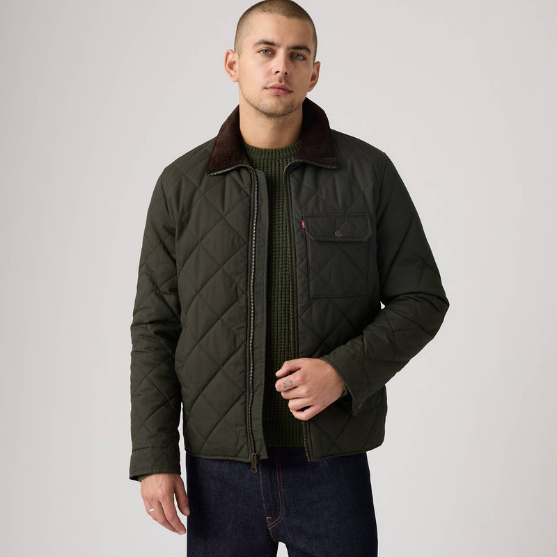 DIAMOND QUILTED JACKET 1